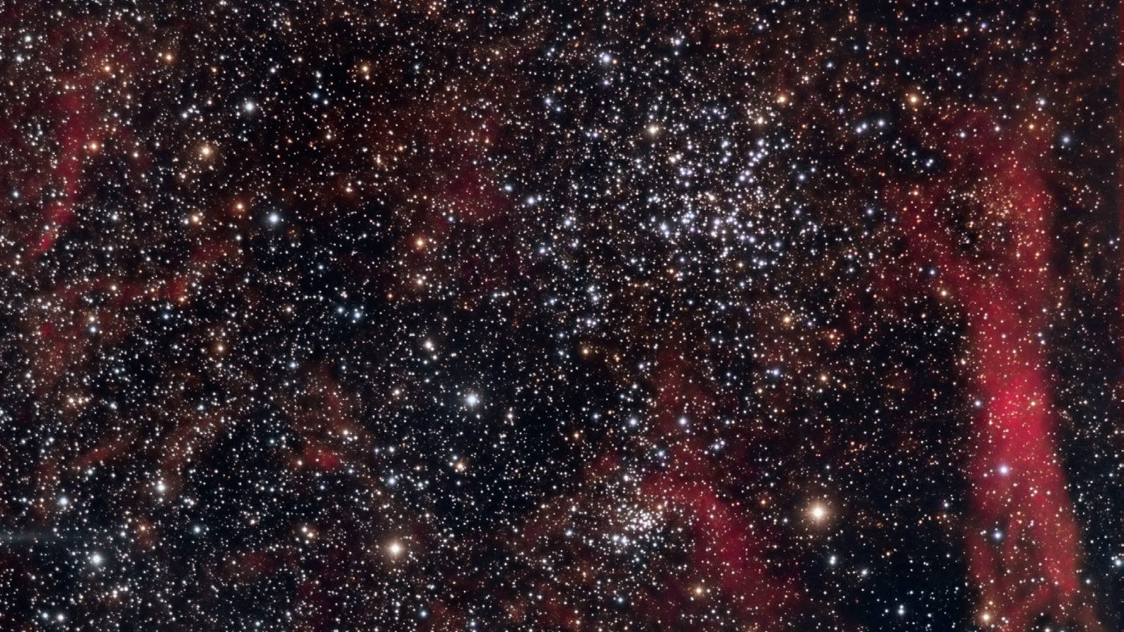 M 38 med den närliggande NGC 1907. Bernd Weinzierl