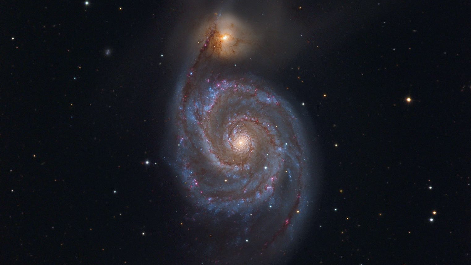 M 51 – Malströmsgalaxen