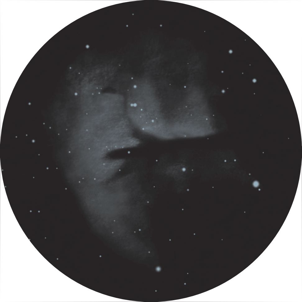 Teckning av NGC 281. Rainer Mannoff