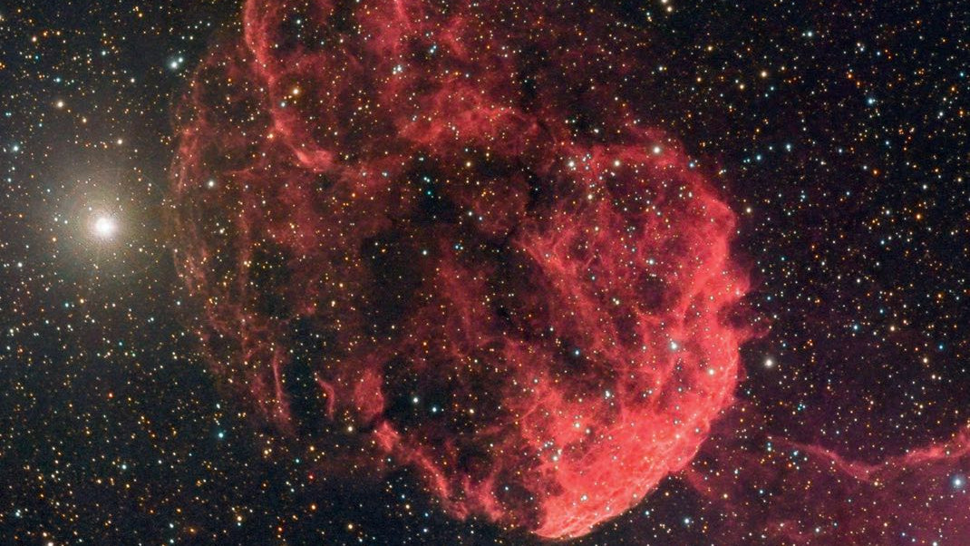 IC 443 är en visuellt observerbar rest av en supernova. Rudolf Dobesberger