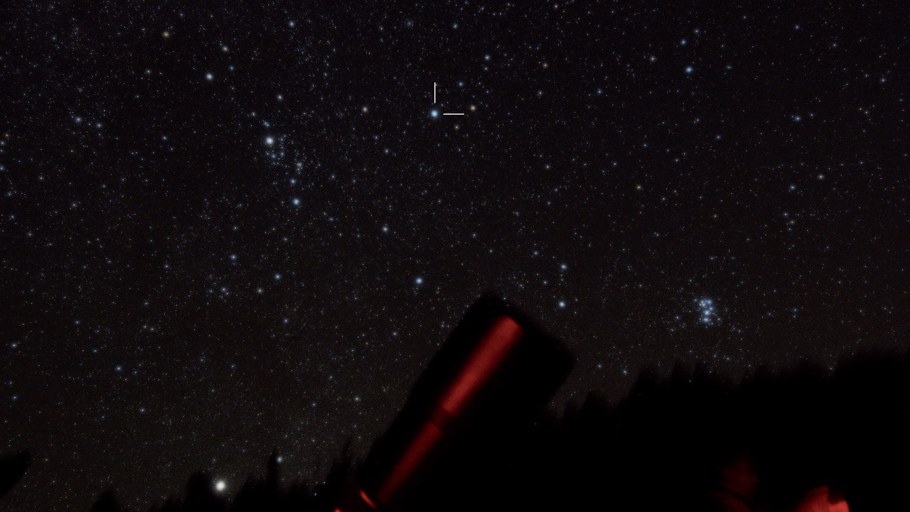 Algol eller β Persei är den näst ljusstarkaste stjärnan i stjärnbilden Perseus. Bernhard Hubl