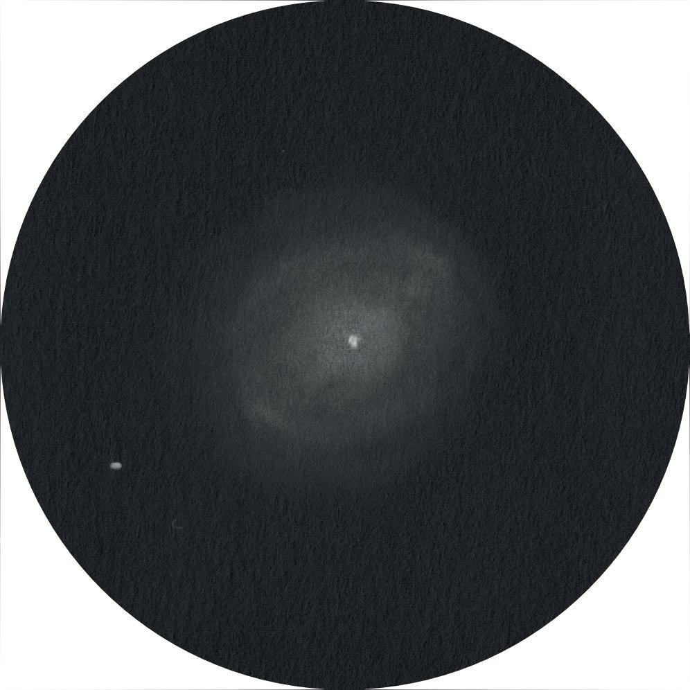 Teckning av NGC 6826. 
Hans-Jürgen Merk