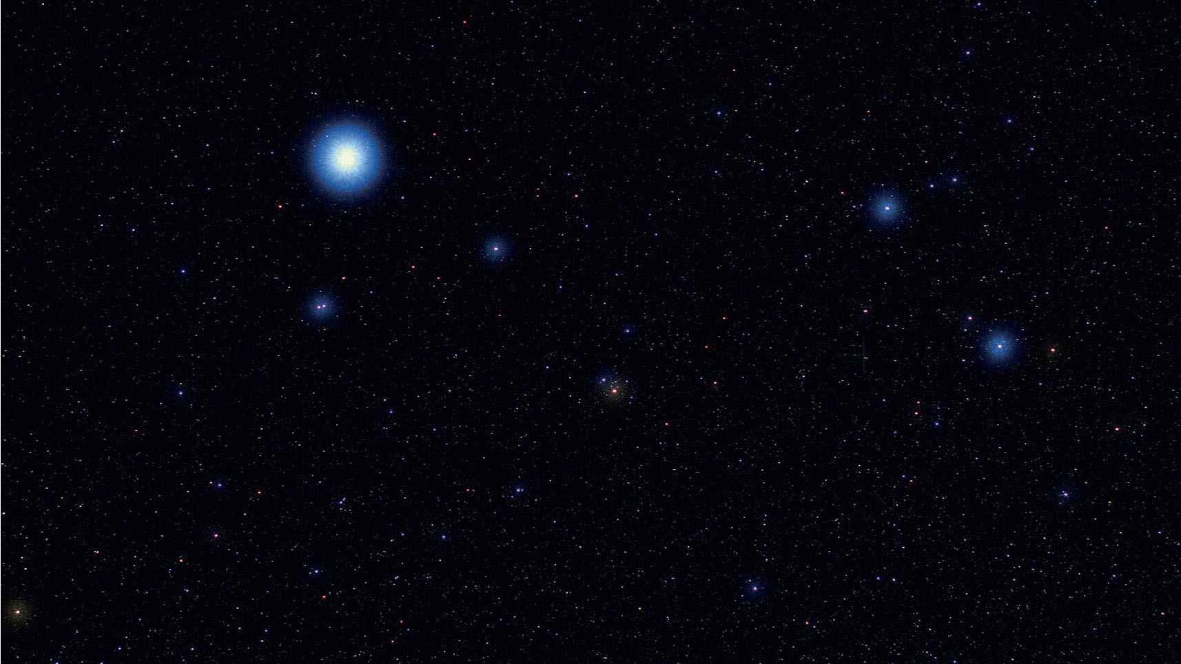 Redan på fotot kan man urskilja några av målen från denna tur i stjärnbilden Lyran. Marcus Degenkolbe / CCD Guide