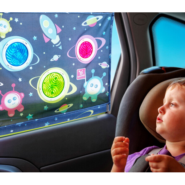 Solskydd för barn i bilen