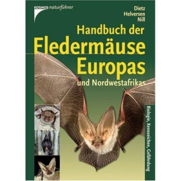 Kosmos Verlag Handbok om fladdermöss i Europa och nordvästra Afrika