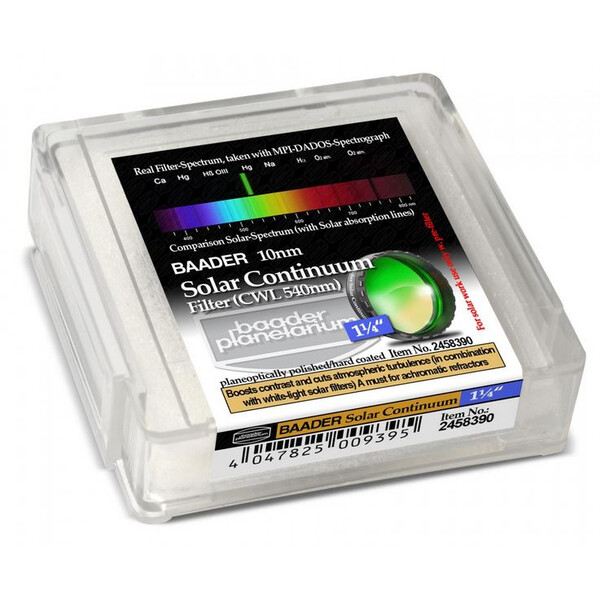Baader Blockeringsfilter Solar Filters 1,25"