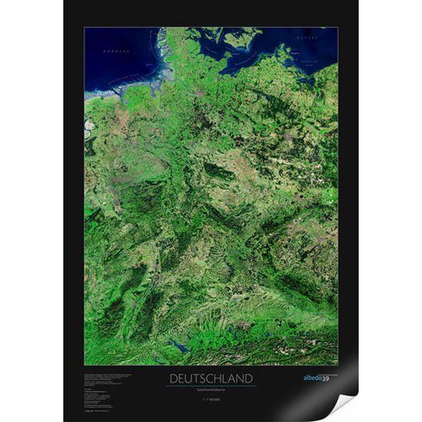 albedo 39 Satellitkarta över Tyskland