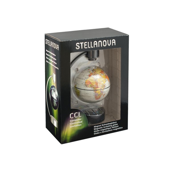 Stellanova Flytande jordglob vit ocean 10cm