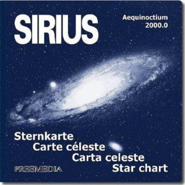 Freemedia Stjärnkarta Carta celeste SIRIUS Grande modello