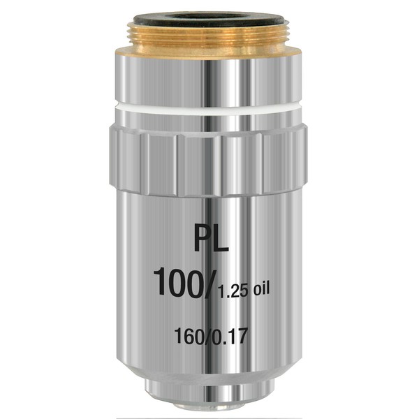 Bresser Plant, akromatiskt objektiv 100x (oljeimmersion), fjäderbelastat