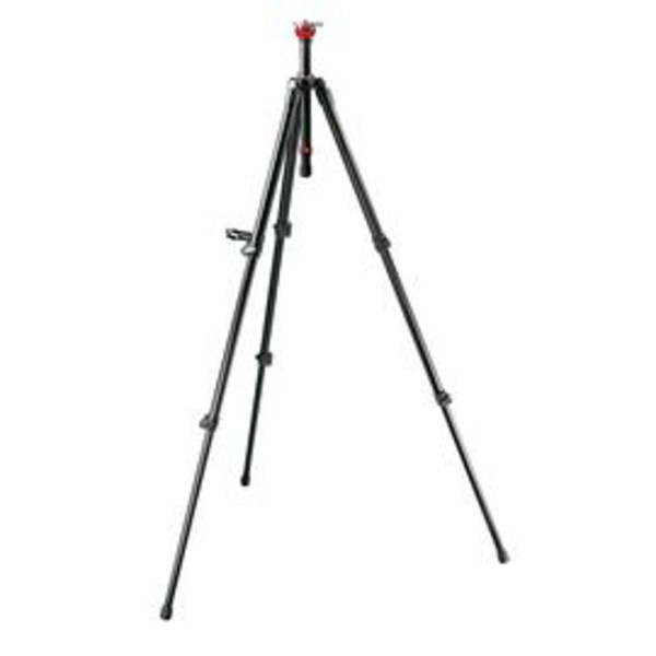 Manfrotto Aluminium-trebensstativ MVH500AH,755XBK med Lutningsbart videohuvud
