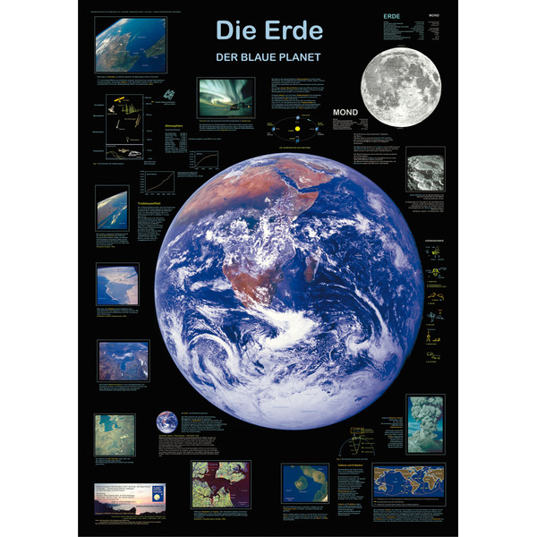 Planet Poster Editions Poster Jorden - den blå planeten