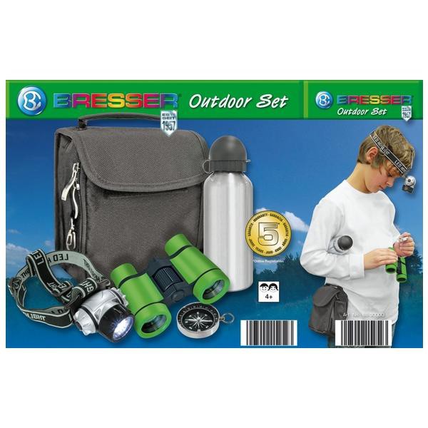 Bresser Junior Outdoor-set Junior med kikare och dricksflaska