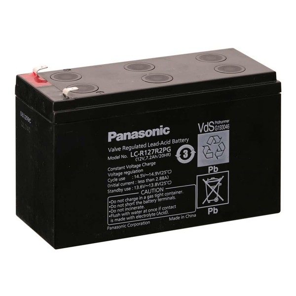 euro EMC Blysyrabatteri 12V / 7,2Ah