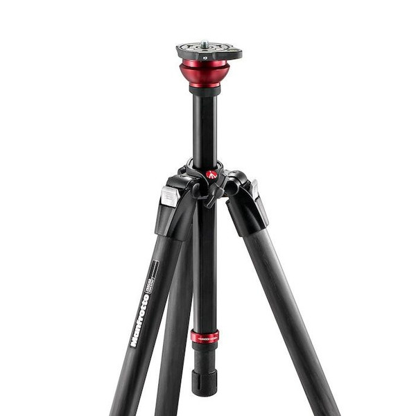 Manfrotto Kolfiber-trebensstativ 755CX3 MDEVE med 50 mm halvskål för nivellering