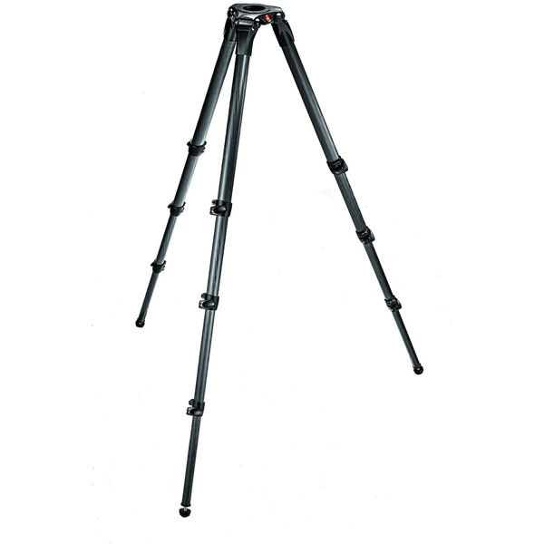 Manfrotto Kolfiber-trebensstativ 536 MPRO med 75/100 mm halvkula