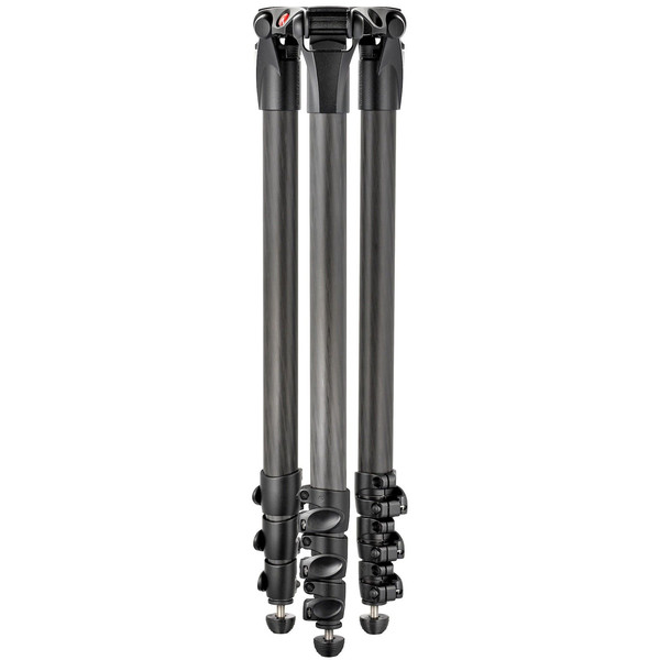 Manfrotto Kolfiber-trebensstativ 536 MPRO med 75/100 mm halvkula