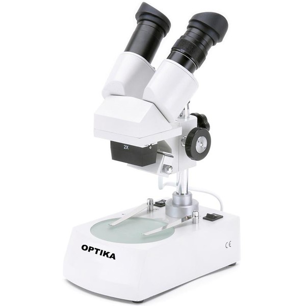 Optika Stereomikroskop S-20-2L, 20x, binokular, reflekterat och Transmitterat ljus