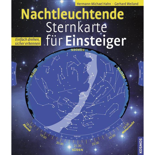 Kosmos Verlag Noctilucent stjärnkarta för nybörjare