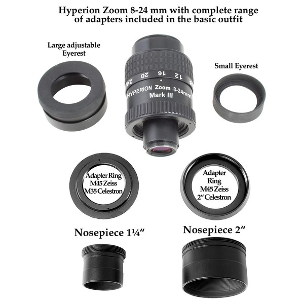 Baader Hyperion 8-24mm clickstop zoom okular Mark III 2"