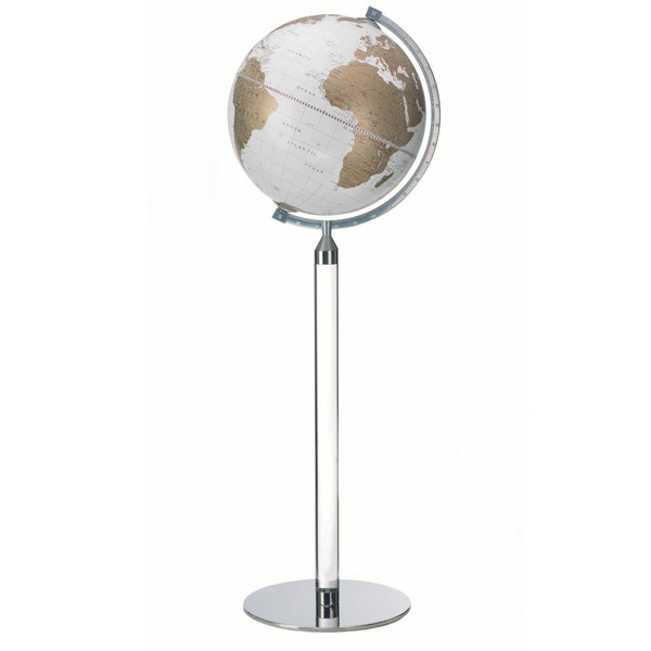 Zoffoli living Glob, golvmodell Vasco da Gama White/ Gold 40cm
