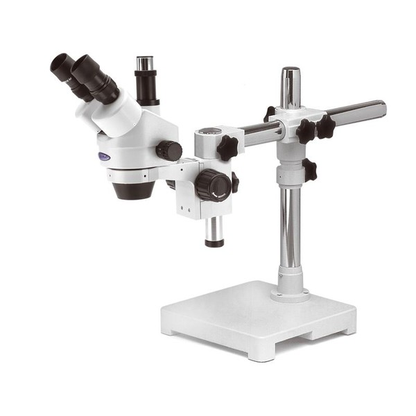 Optika Zoom-stereomikroskop SZM-4, zoom, trino, 7x-45x, överhängande stativ