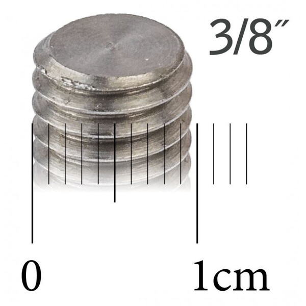 Berlebach 75mm 3/8" Svart