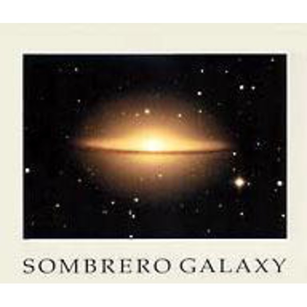 Palazzi Verlag Poster Sombrero Galaxy - (konsttryck)