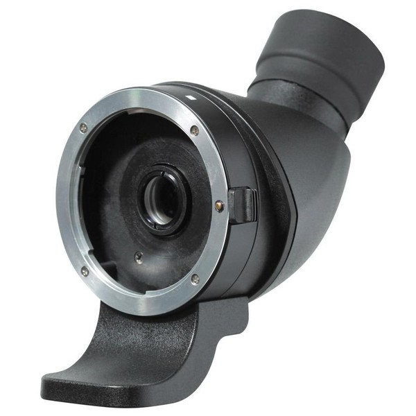 Lens2scope Okulartillsats 10mm, lämplig för Sony A, svart, vinklad vy