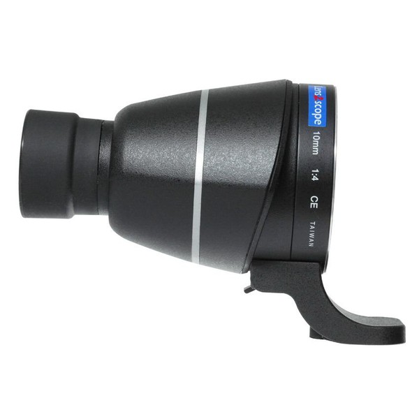 Lens2scope Okulartillsats 10mm, lämplig för Pentax K, svart, rak bild