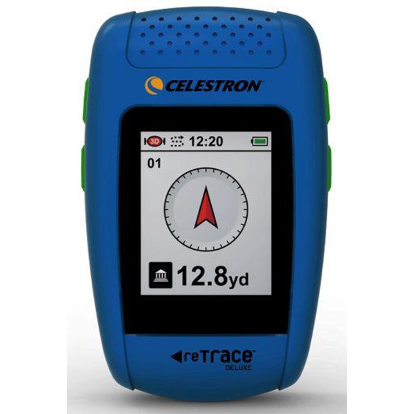 Celestron reTrace Deluxe GPS Tracker inkl. digital kompass, blå