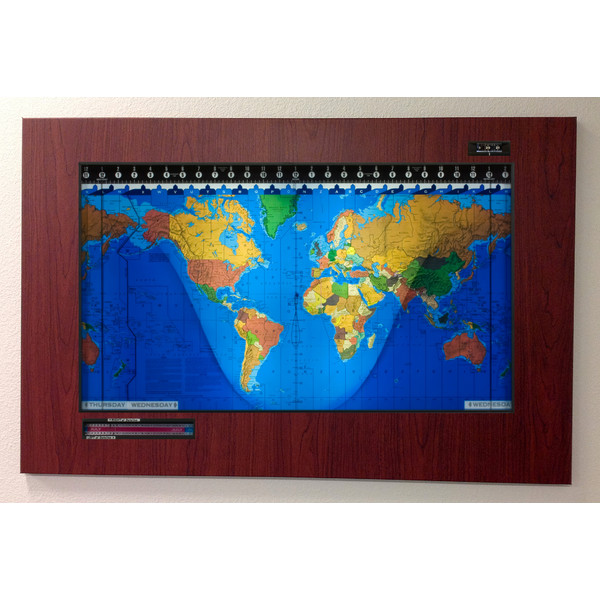 Geochron Original Kilburg i Boston Cherry plastfinish och svarta lister