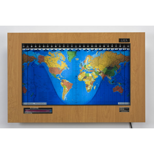 Geochron Original Kilburg i rysk Mapple plastdesign och svarta lister