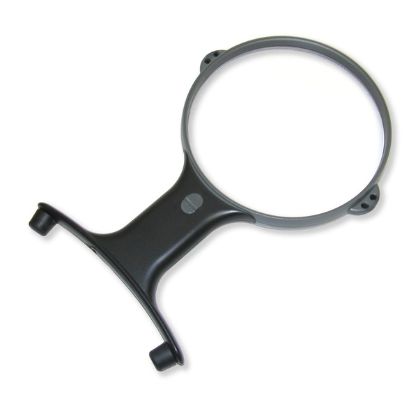 Carson Lupp LED MagniShine frihandsförstoringsglas 2x, belysning
