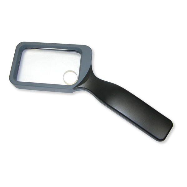 Carson 2x Lupp (85 x 50 mm) med handtag och 8x spotlight