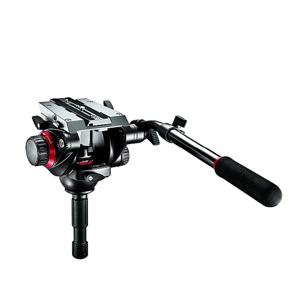 Manfrotto Kolfiber-trebensstativ 504HD,536K med videohuvud och nivelleringskopp