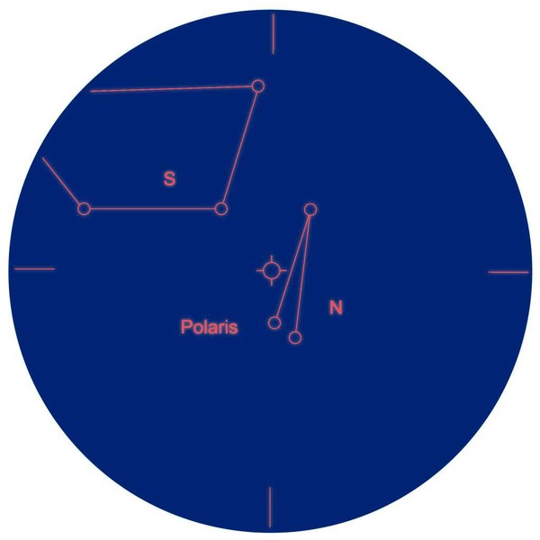 Explore Scientific ES 8x50 sökare vinkel 90° med Amici-prisma och polgravyr
