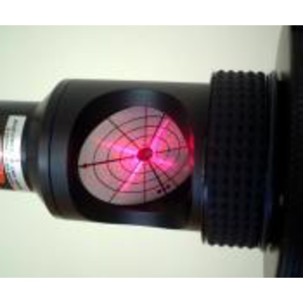 Hotech 1,25" SCA laserkollimator - belyst punkt