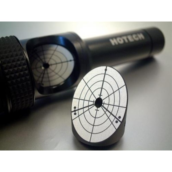 Hotech 1,25"/2" SCA laserkollimator - belyst punkt
