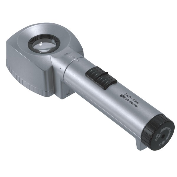 Schweizer Lupp Bänkförstoringsglas Tech-Line 4500K, 8x/Ø30mm, aplanatisk