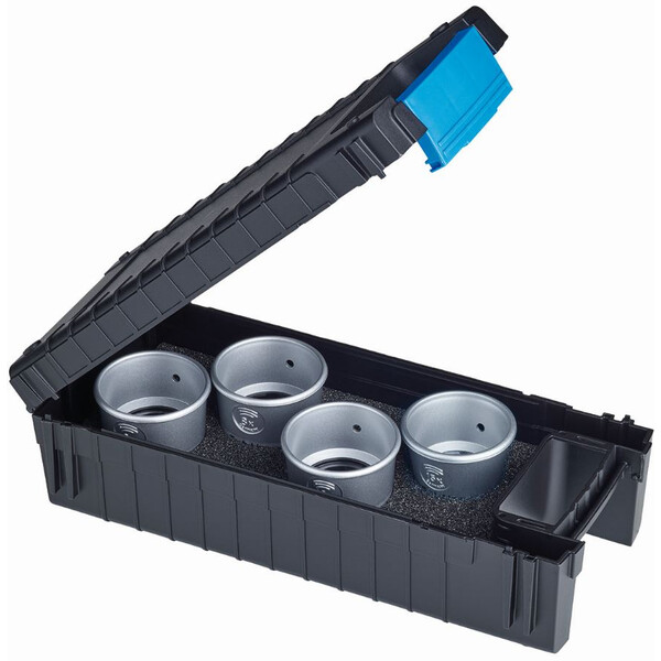 Schweizer Professionellt set med lupp för urmakare Tech-Line 6x, 8x, 10x, 15x i förvaringslåda Tech-Line