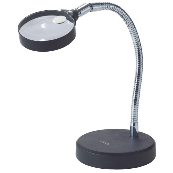 Schweizer Lupp Tech-Line Bifo 2x, 4x arbetsstativ förstoringsglas