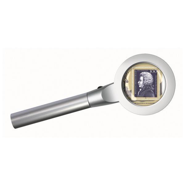 Bresser Lupp LED-förstoringsglas med belysning 2,5x, 55 mm
