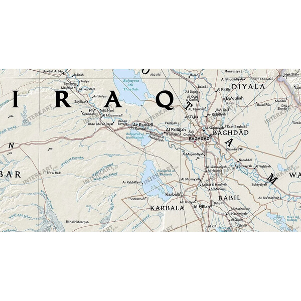 National Geographic Karta Irak (71x61)