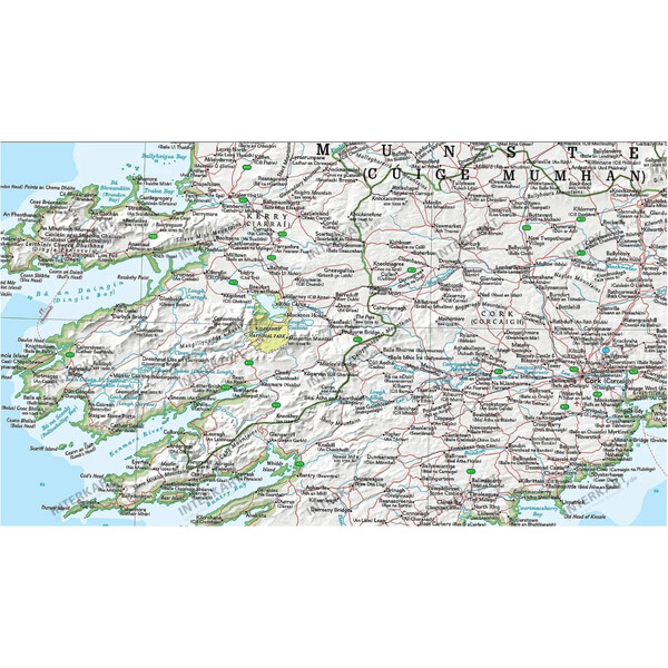 National Geographic Karta Irland