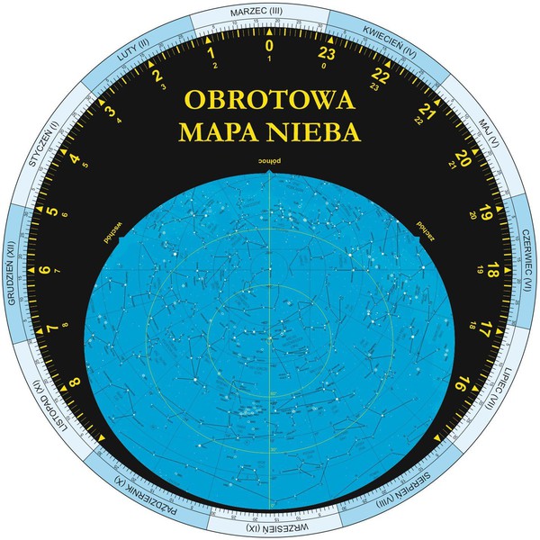 AstroCD Stjärnkarta Obrotowa mapa nieba