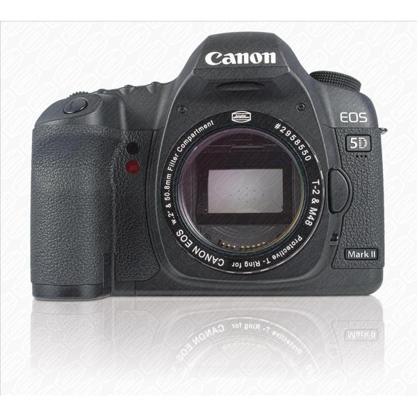 Baader Kameraadapter Skyddande Canon DSLR T-ring med inbyggt klarglasfilter dammskyddsfilter 50,4 x 3 mm