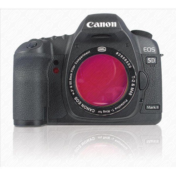 Baader Kameraadapter skyddande Canon DSLR T-ring med inbyggt H-alpha 7nm filter med smalt band