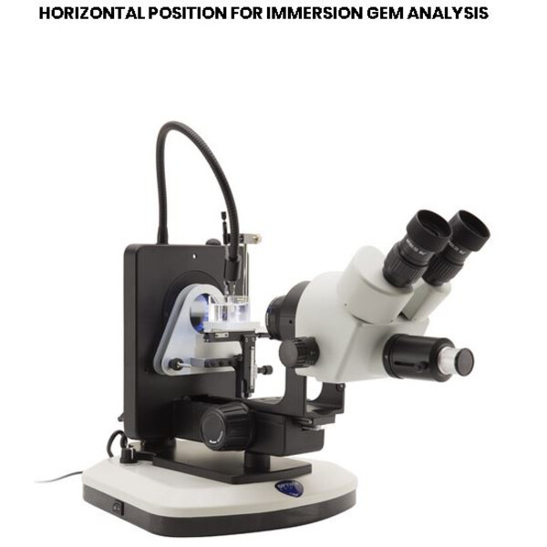 Optika Zoom-stereomikroskop OPTIGEM-1,bf, df, 5.7-45x, wd 110mm