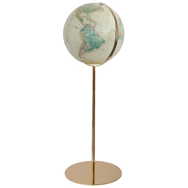 Columbus ROYAL Glob, golvmodell, bas av mässing 40cm
